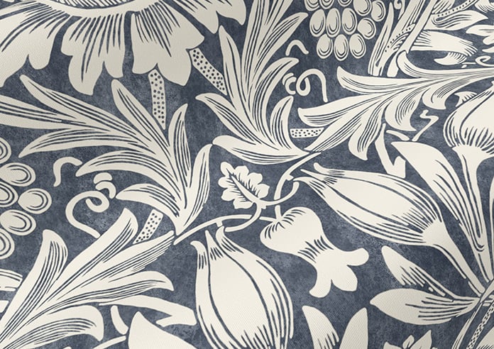 William Morris At Home Sunflower, Indigo - Twist&Fit Roller Blind - Image 4